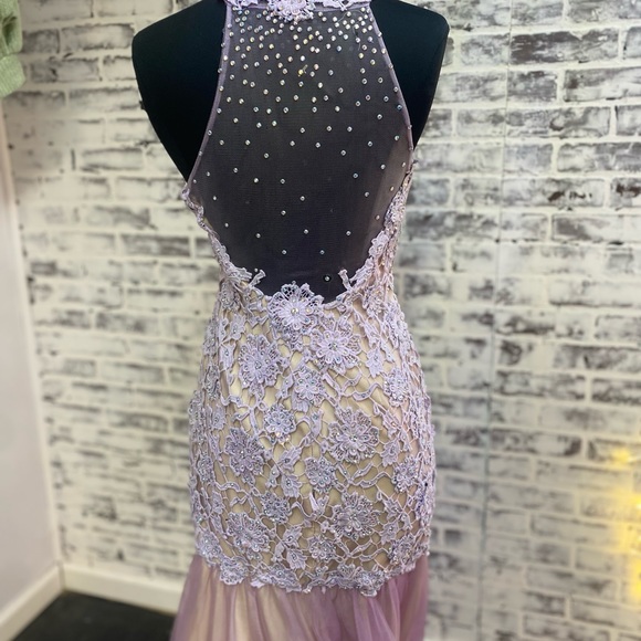 Lilac Prom/Pageant Gown size 0 Rachel Allan - Picture 3 of 4